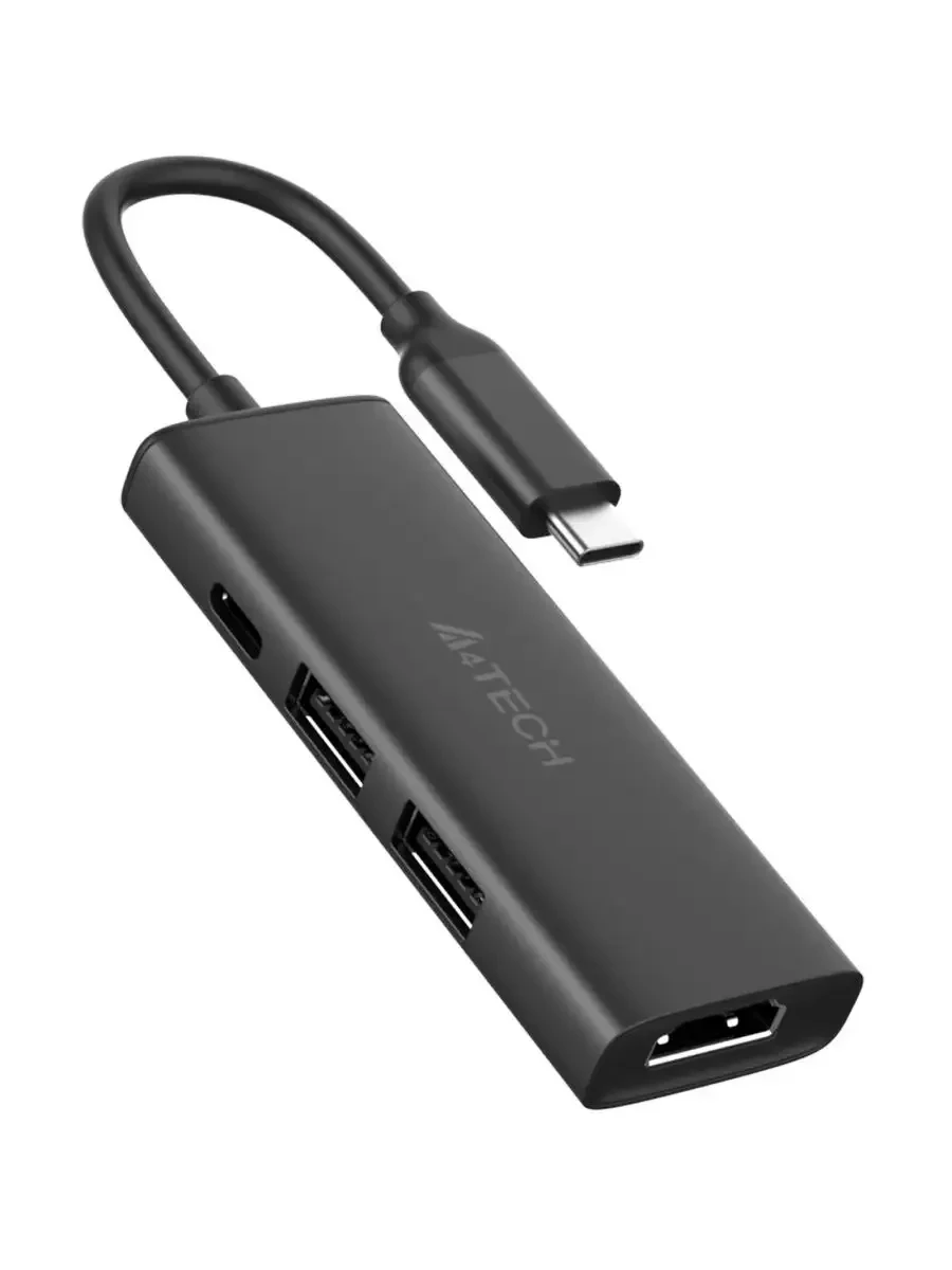 Адаптер A4tech DST-40C, 100W, USB-C PD, HDMI, USB 3.0 — 2
