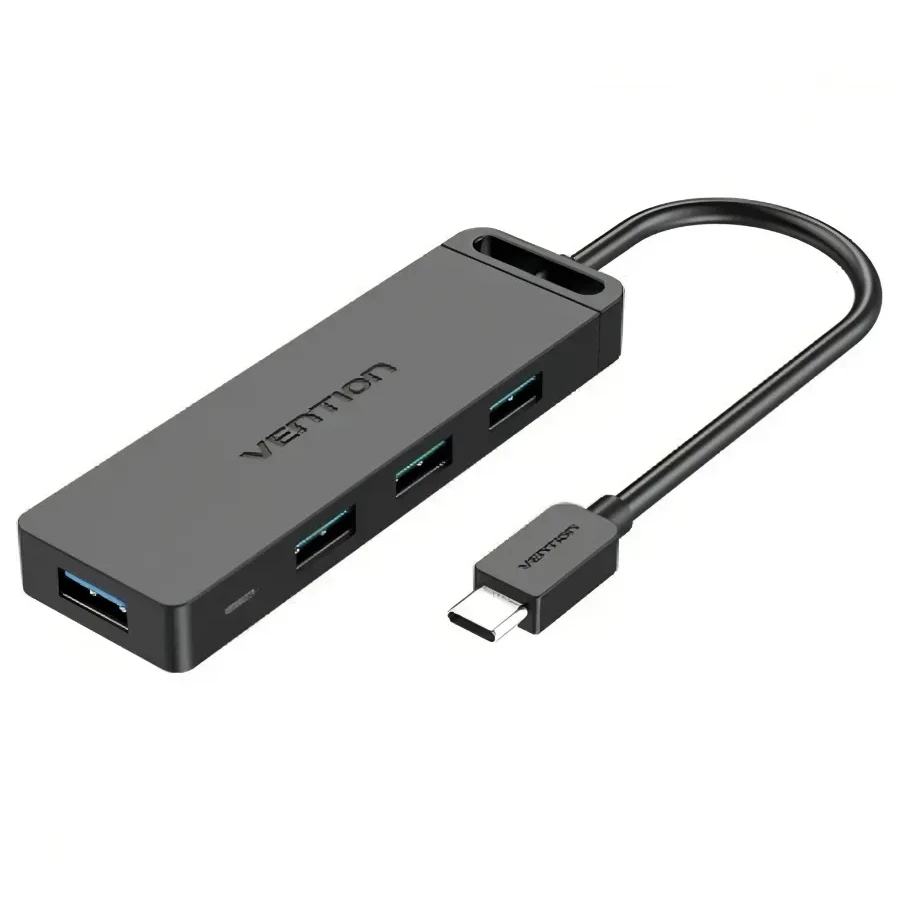 Хаб USB Vention TGKBF Type-C 4xUSB 3.0