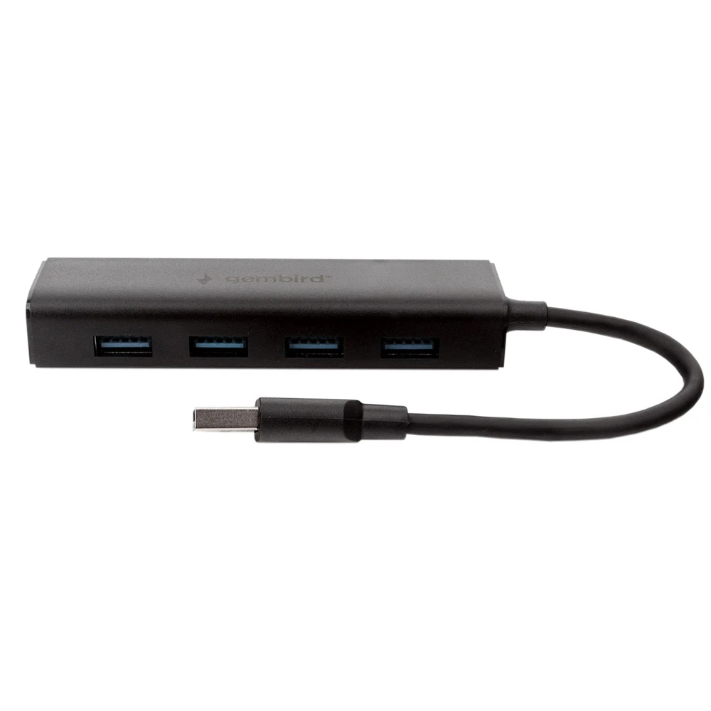 USB Hub Gembird UHB-C354, USB 3.0, 4 порта, чёрный — 5