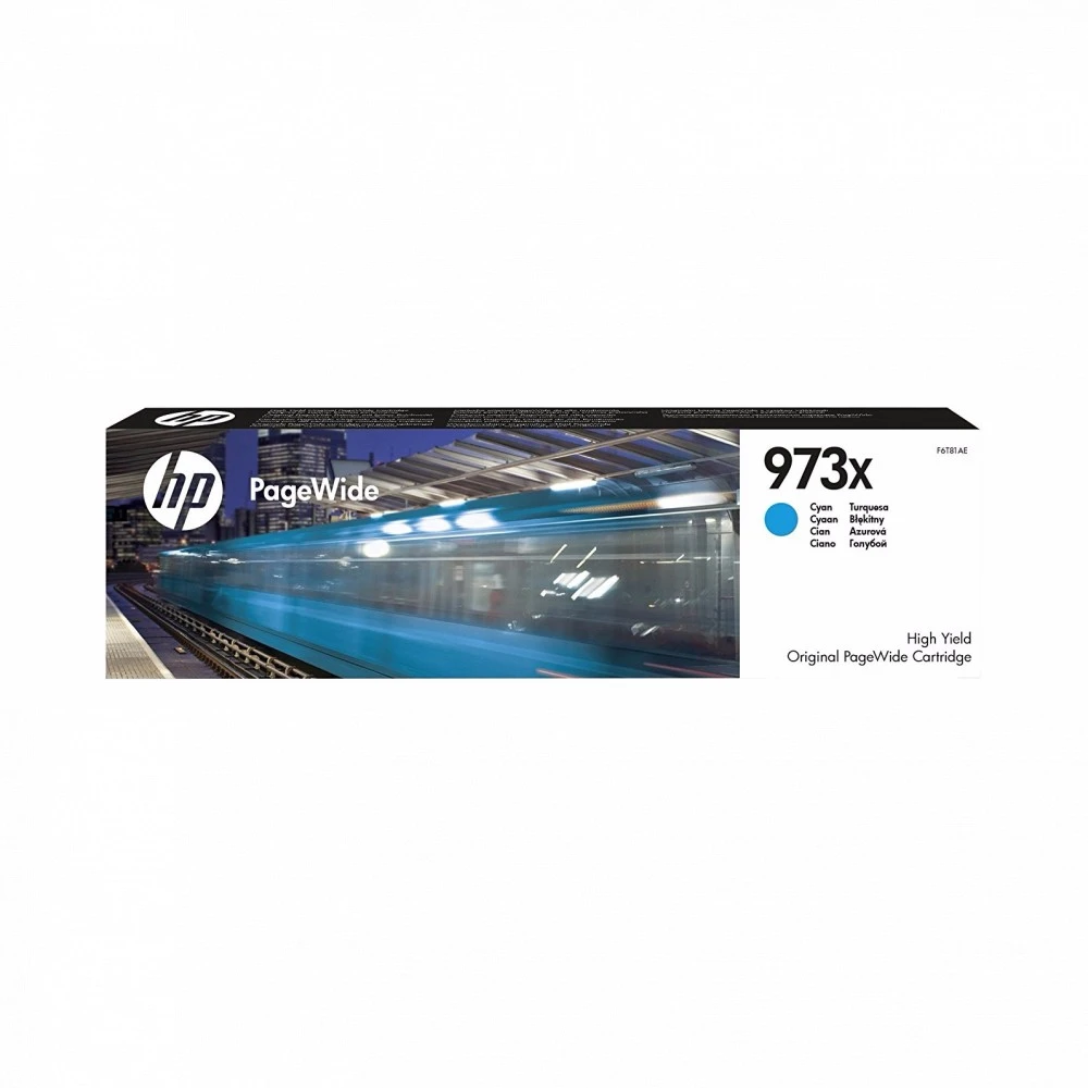 Картридж 973X голубой для PageWide Pro 452/477 MFP, до 7000 стр.