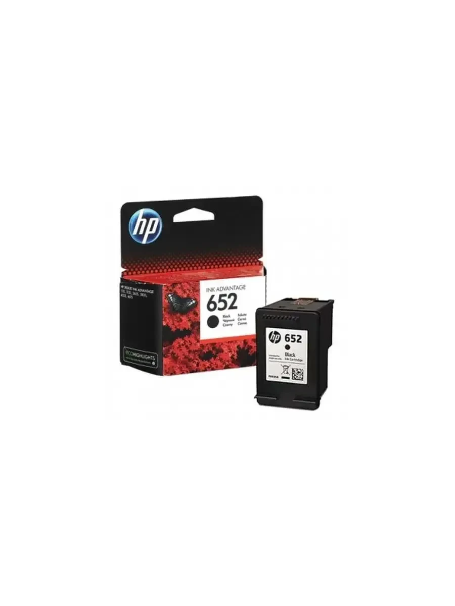 Картридж HP 652 чёрный для DeskJet IA, до 360 стр. — 3