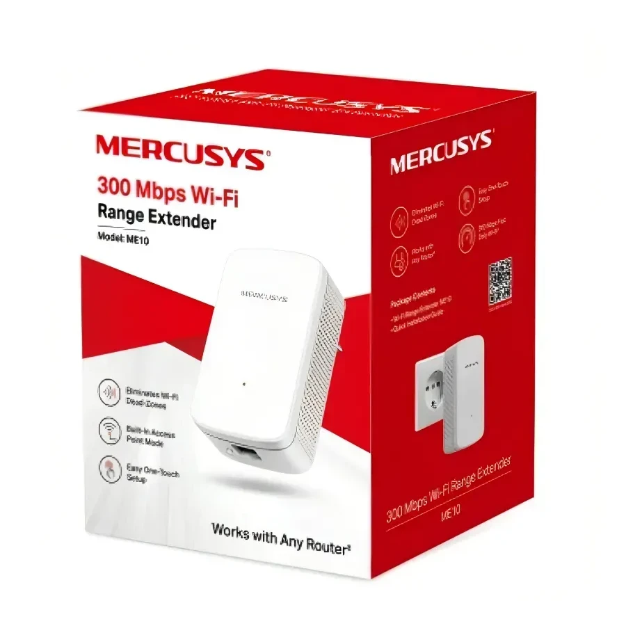 Повторитель Mercusys ME10 300M — 4