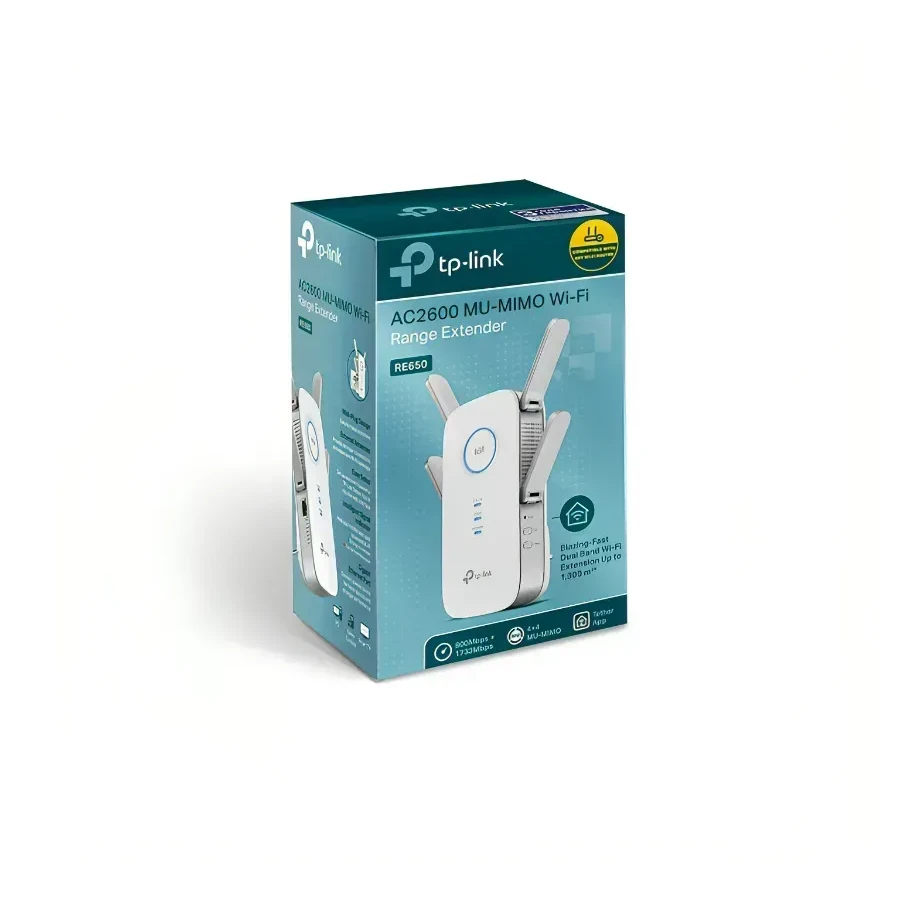 Повторитель Wi-Fi AC2600 Tp-Link RE650, OneMesh — 2
