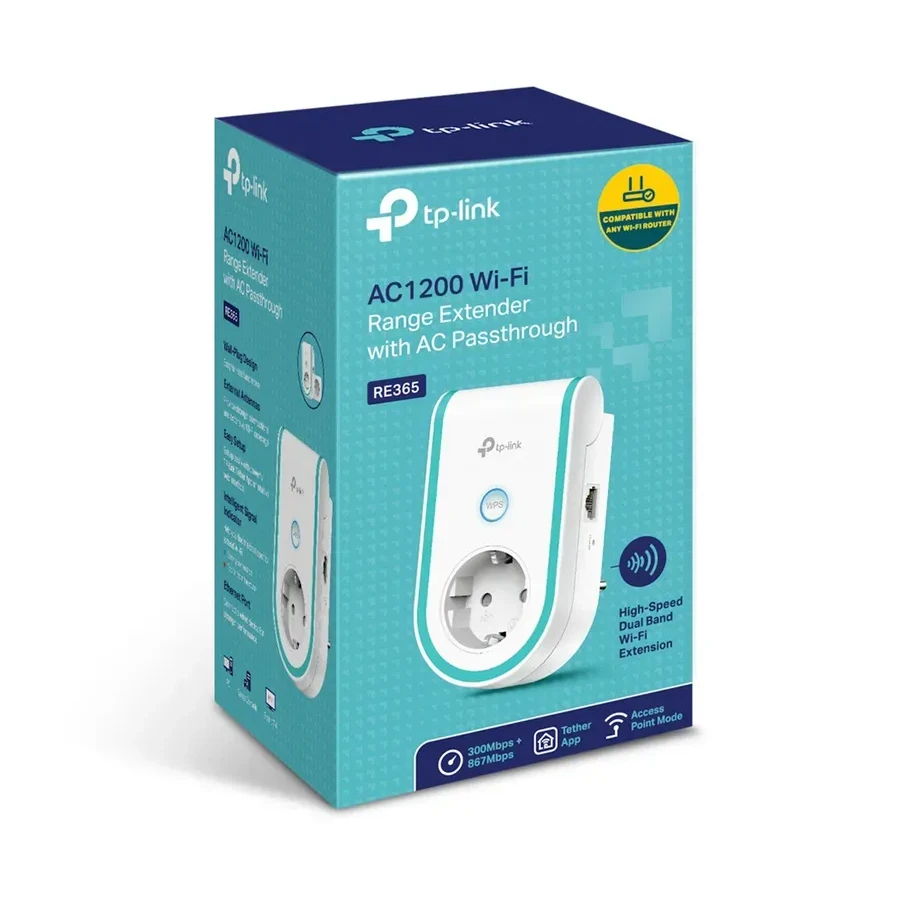 Усилитель Wi-Fi TP-Link RE365, 1200 Мбит/с — 3