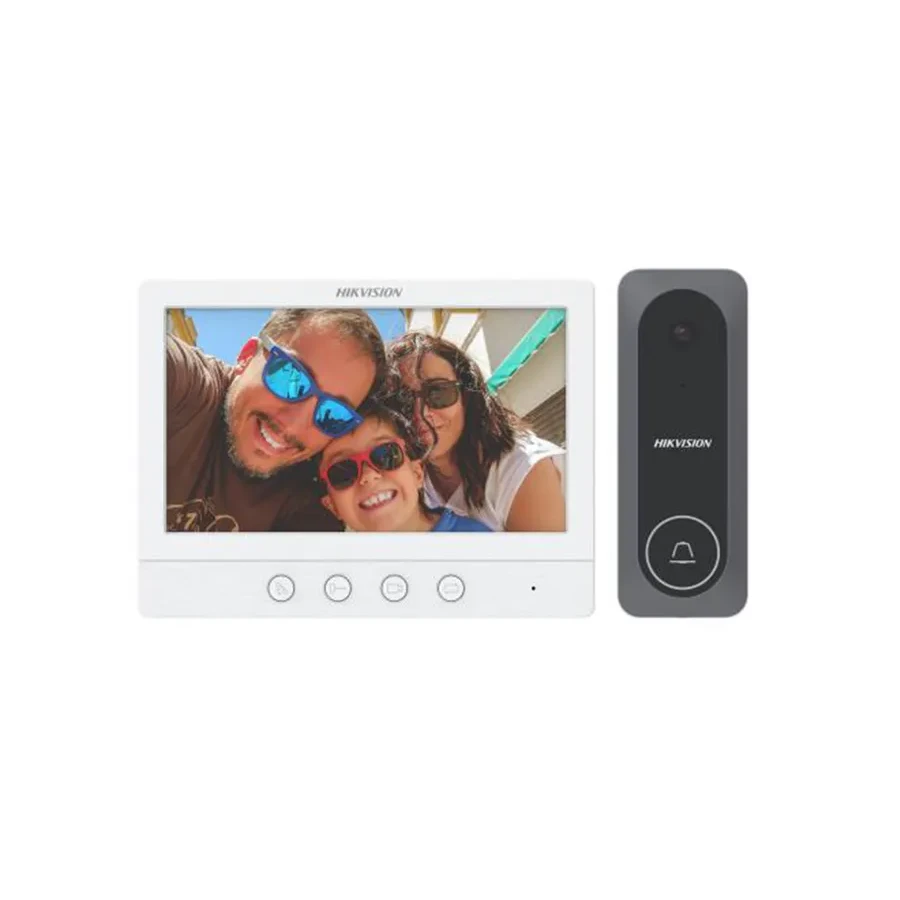 Видеодомофон Hikvision DS-KIS212, 1MP, ИК 3м, IP65