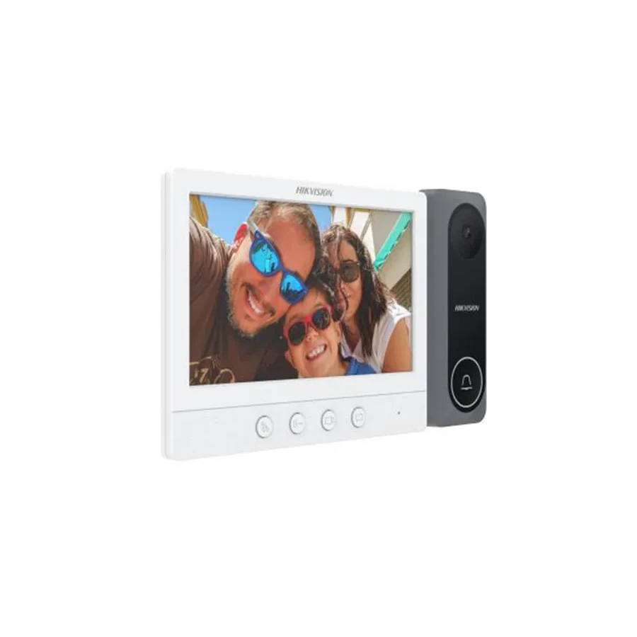 Видеодомофон Hikvision DS-KIS212, 1MP, ИК 3м, IP65 — 2