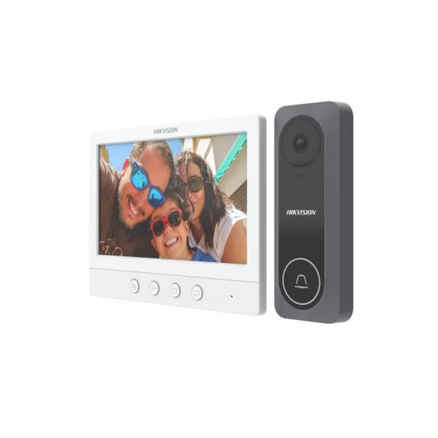 Видеодомофон Hikvision DS-KIS212, 1MP, ИК 3м, IP65 — 3
