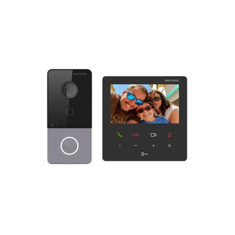 Домофон Hikvision DS-KIS606-P, 4.3" сенсор, 2MP, PoE, Wi-Fi
