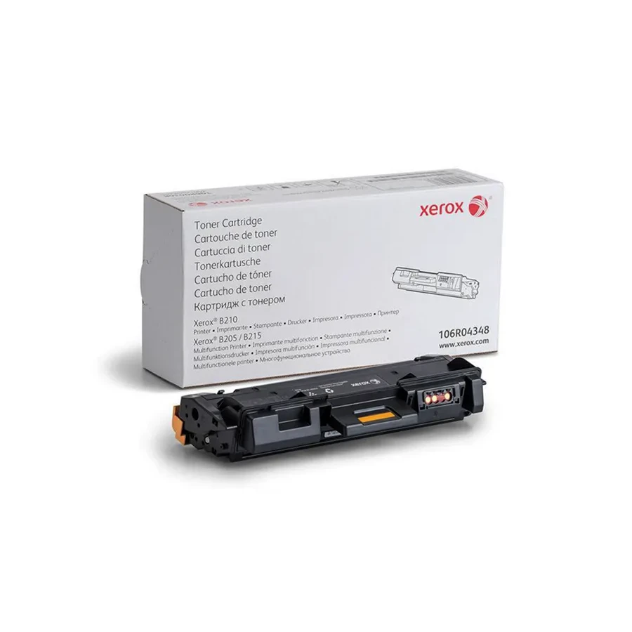 Тонер-картридж Xerox 106R04348, чёрный, 3000 стр.