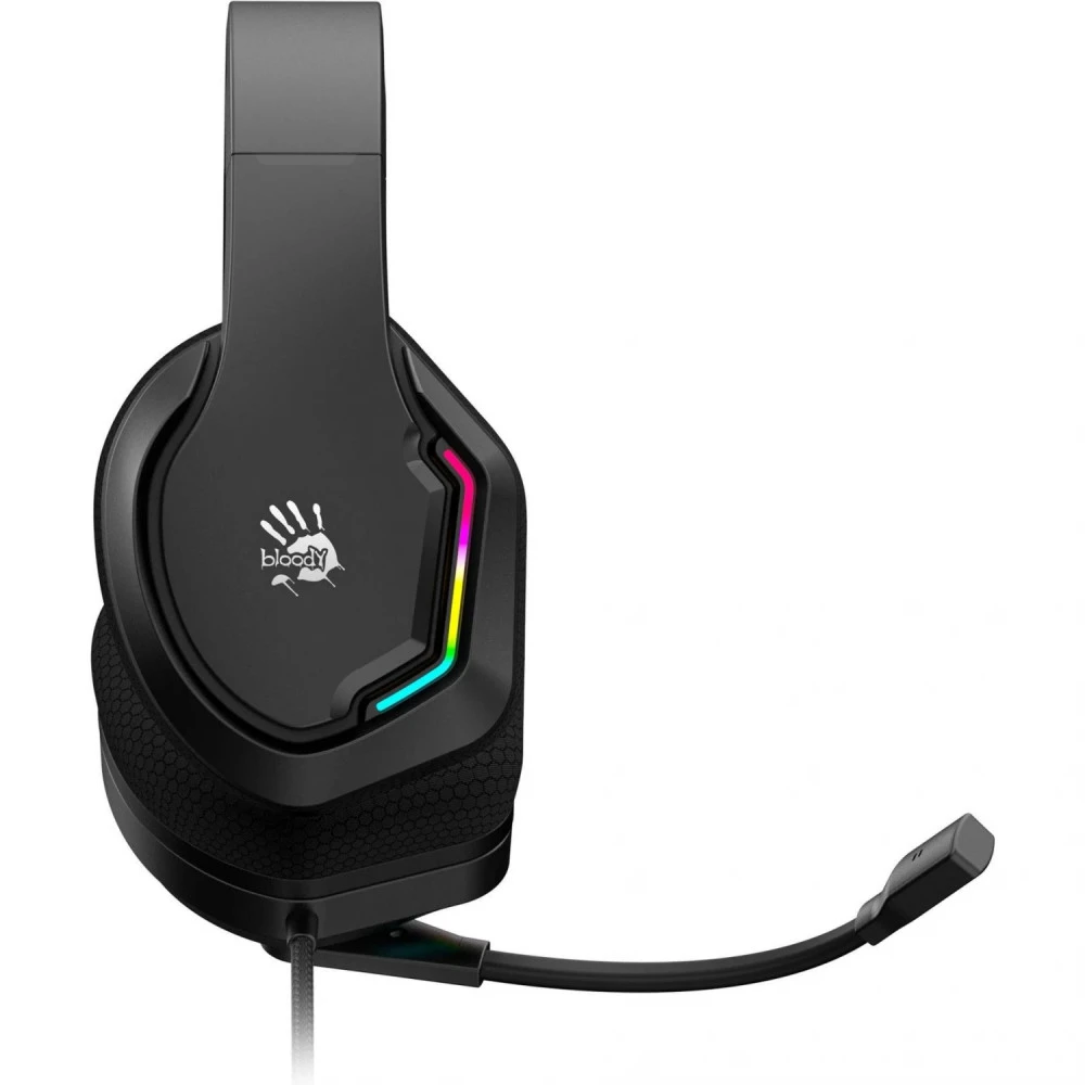 Игровые наушники Bloody G260p, черные, с микрофоном — 5