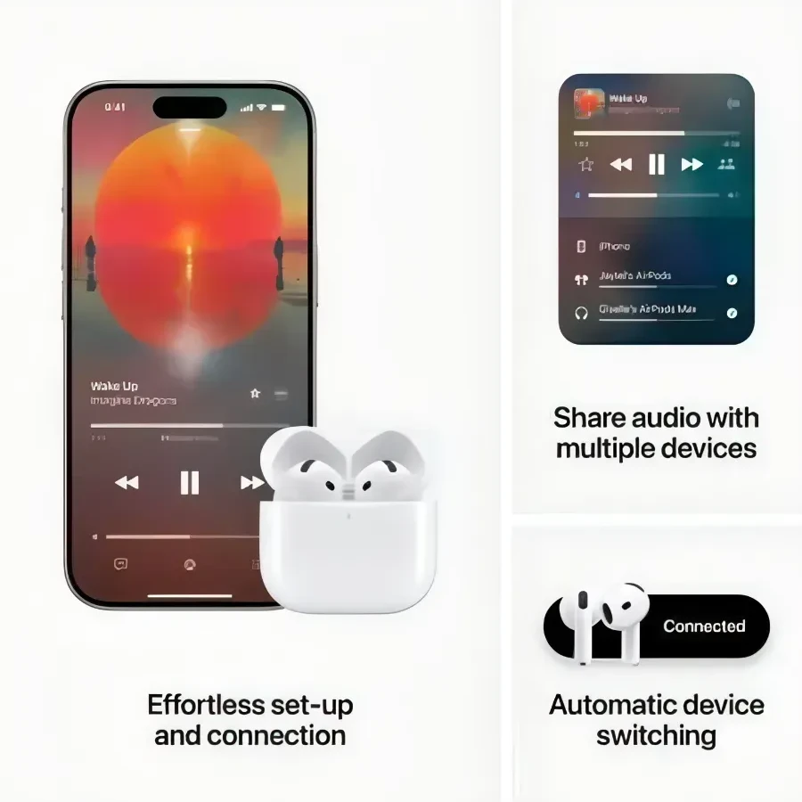 Наушники Apple AirPods 4, A3050 A3053 A3058 — 3