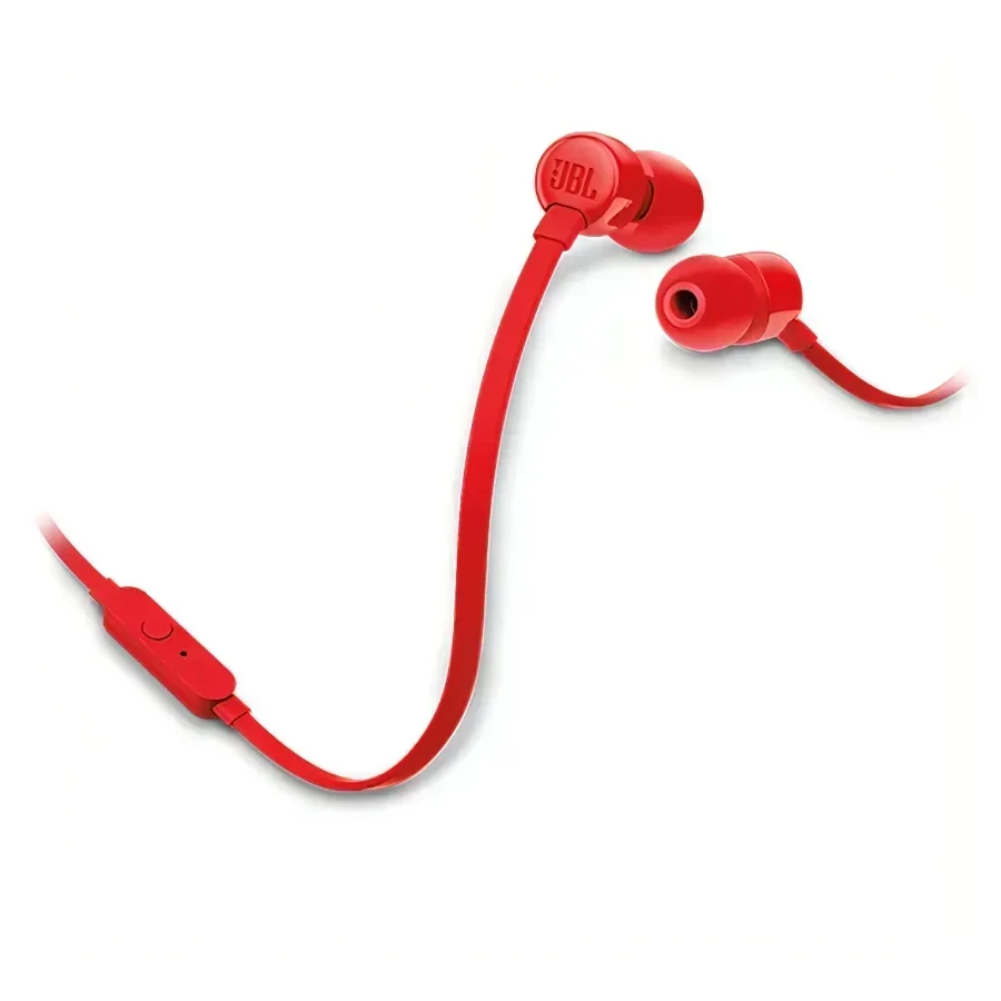 JBL Tune 110 проводные наушники, красные — 2