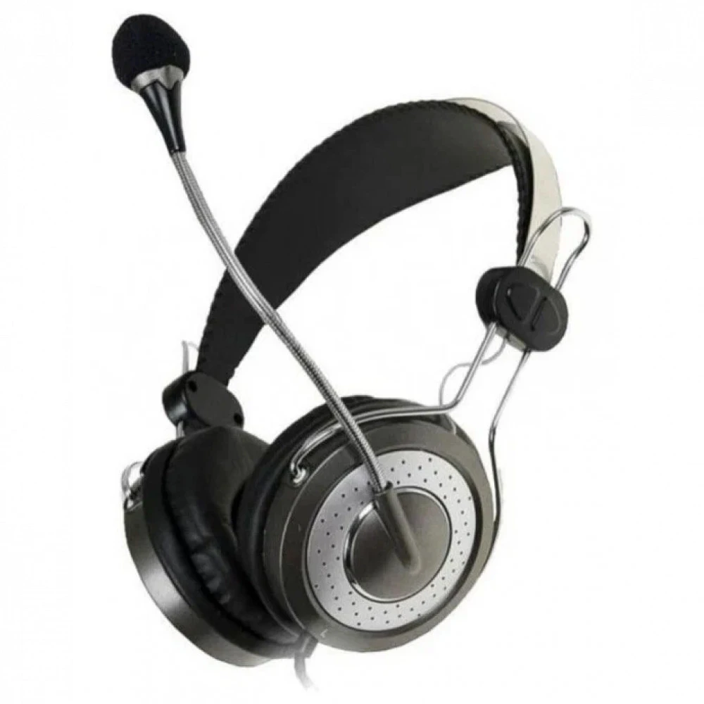 Наушники Genius HS-04SU, проводные, микрофон, чёрные — 5