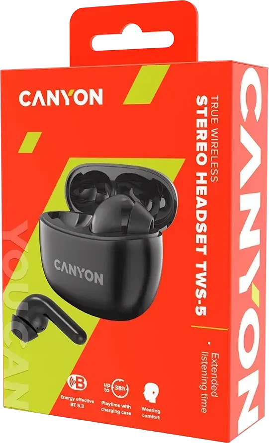 CANYON Headset TWS-5, чёрный — 5