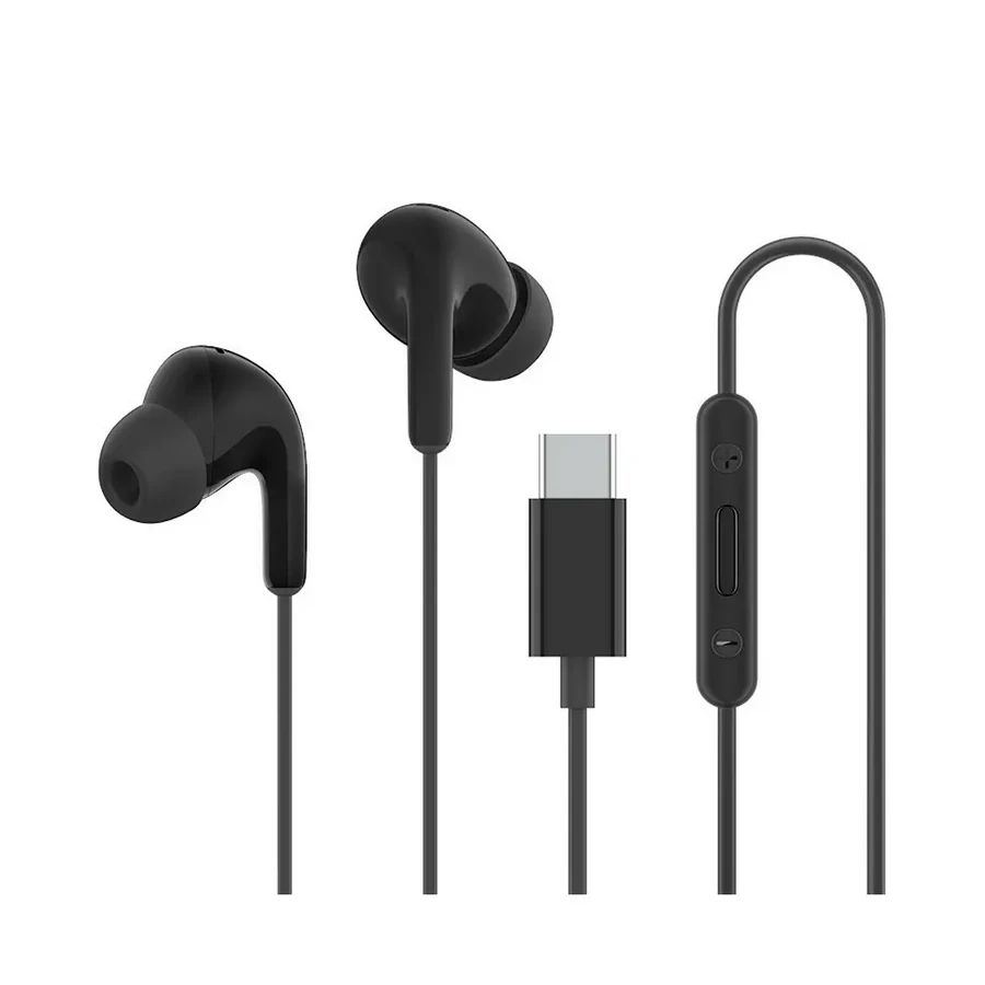 Наушники Xiaomi Type-C Earphones, проводные, чёрные