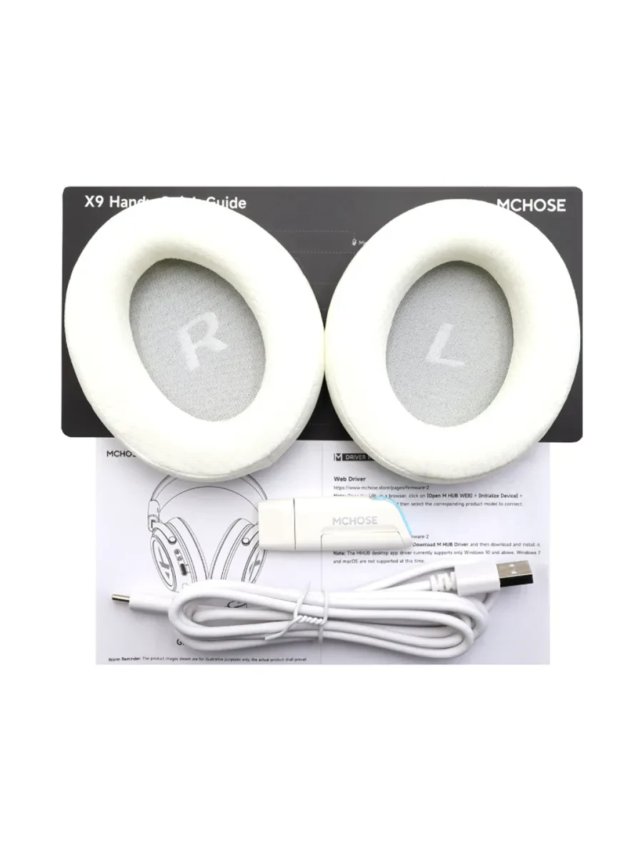 Наушники MCHOSE X9 7.1 Surround 53mm 2.4G BT — 2