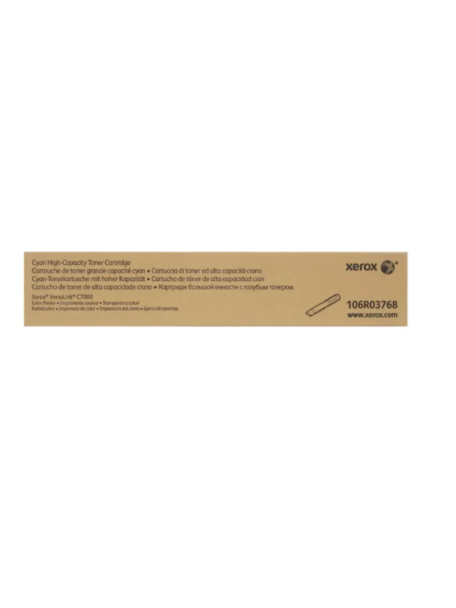 Тонер-картридж Xerox 106R03768, голубой, 10100 стр — 2
