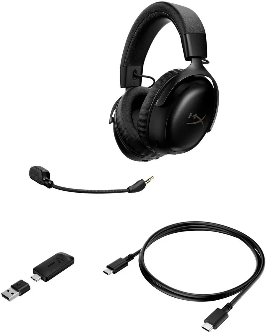 Игровые наушники HyperX Cloud III S Wireless, черный — 3