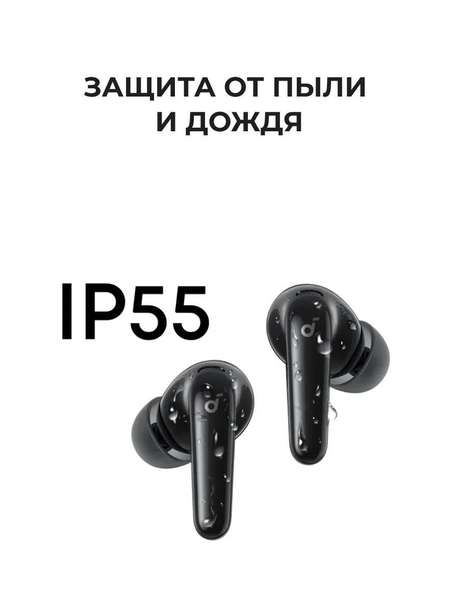 Наушники soundcore R60i NC, чёрные, ANC — 5