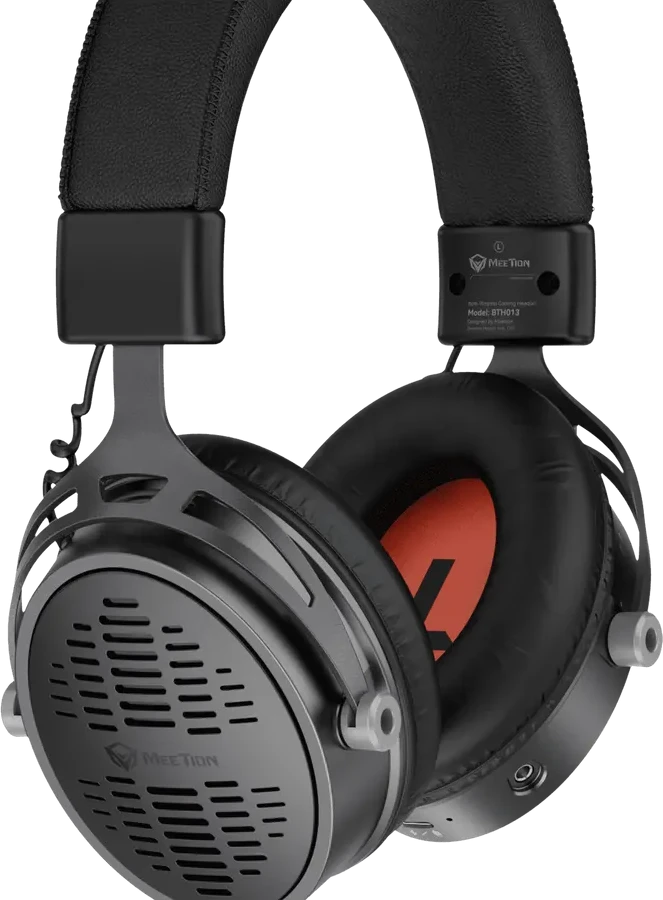 Гарнитура Meetion BTH013 Black, Wireless, 20~20,000Hz, 118±3dB, 50mm Drivers, 2.4G/BT5.3, 1200mAh — 5