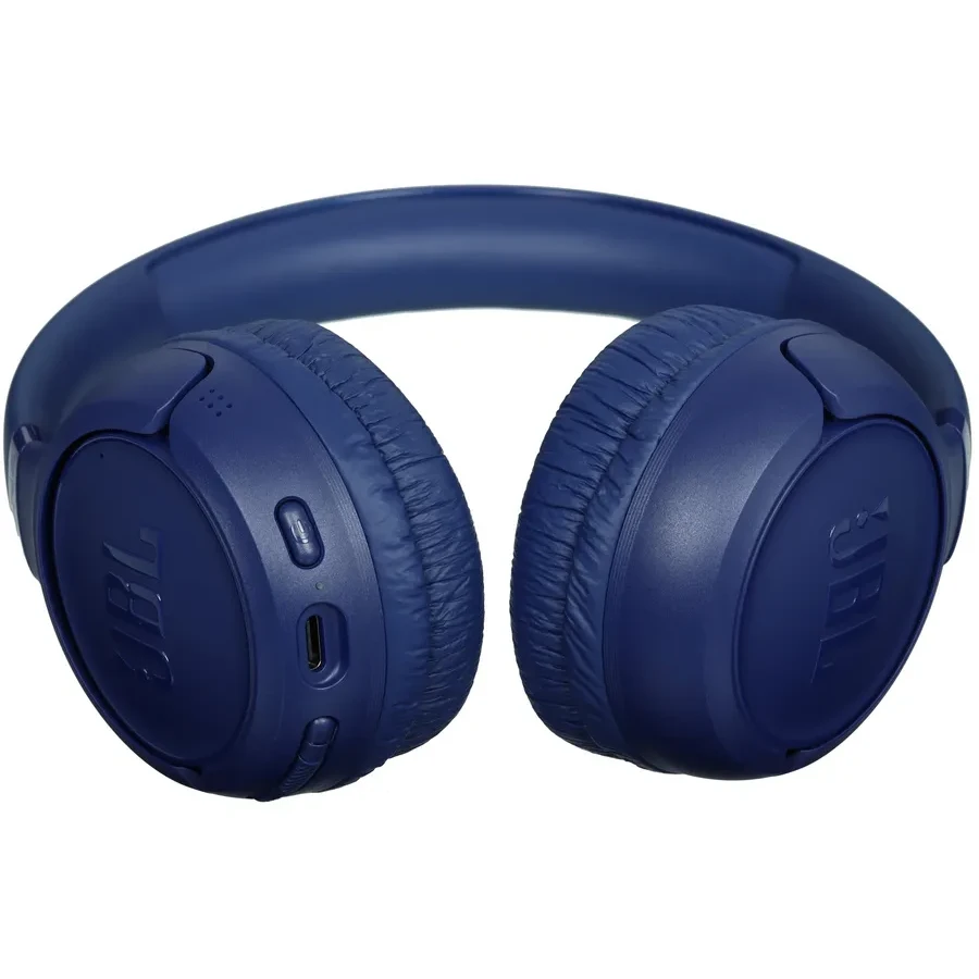 Беспроводные накладные наушники JBL Tune 530BT Pure Bass multipoint синие — 3