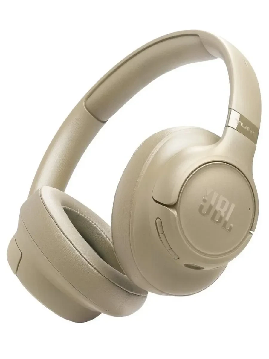 Беспроводные полноразмерные наушники JBL Tune 730BT бежевые — 2