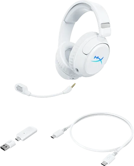 Гарнитура HyperX Cloud Flight 2 Wireless White B5VC5AA — 5