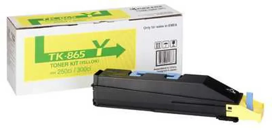 Тонер-картридж Kyocera TK-865Y, 12000 стр, жёлтый