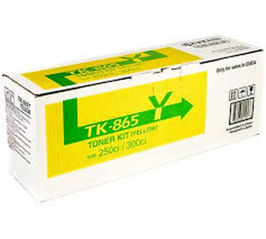 Тонер-картридж Kyocera TK-865Y, 12000 стр, жёлтый — 2