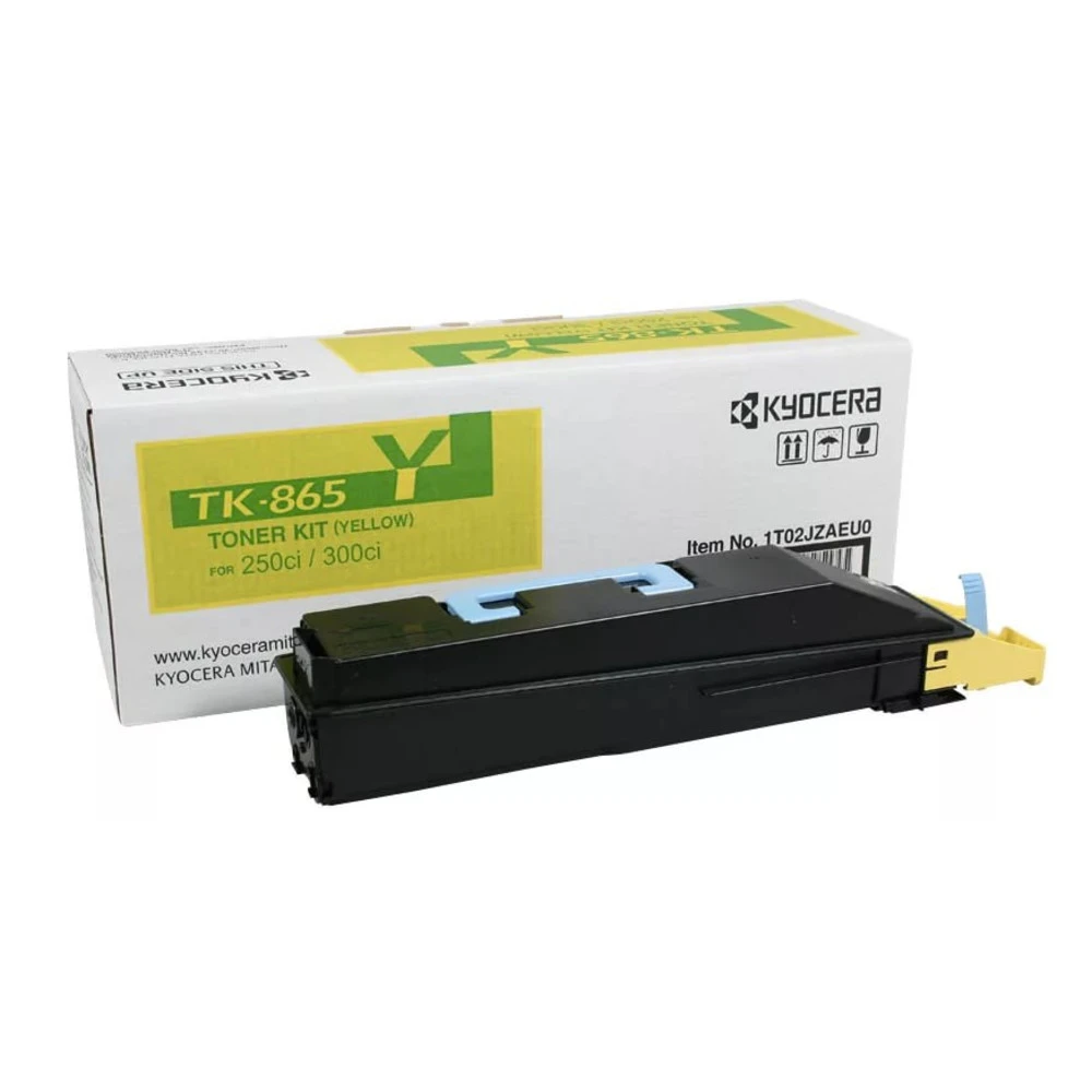Тонер-картридж Kyocera TK-865Y, 12000 стр, жёлтый — 3