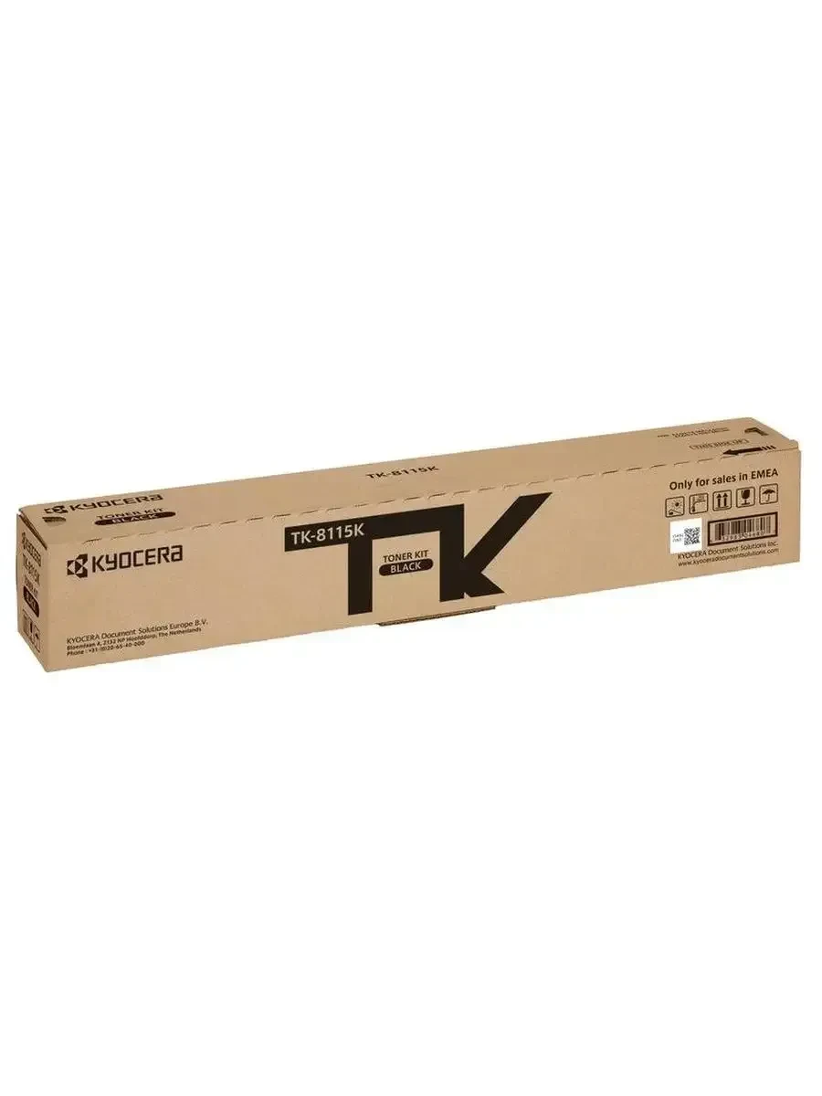 Тонер-картридж Kyocera TK-8115K, 12000 стр, чёрный