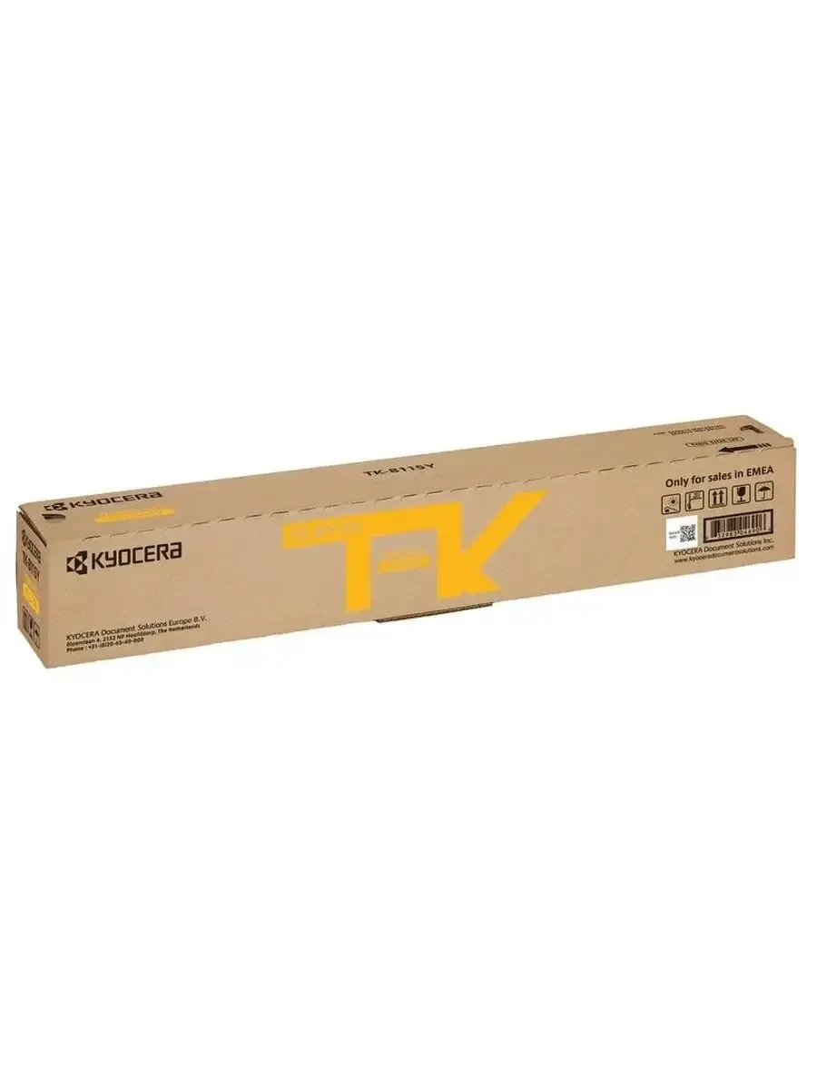 Тонер-картридж Kyocera TK-8115Y, 6000 стр, жёлтый