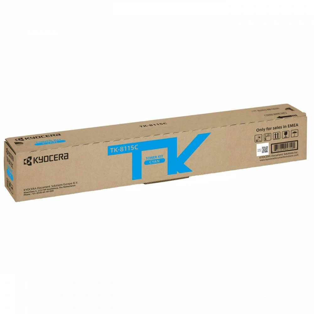Тонер-картридж Kyocera TK-8115C, 6000 стр, голубой — 2