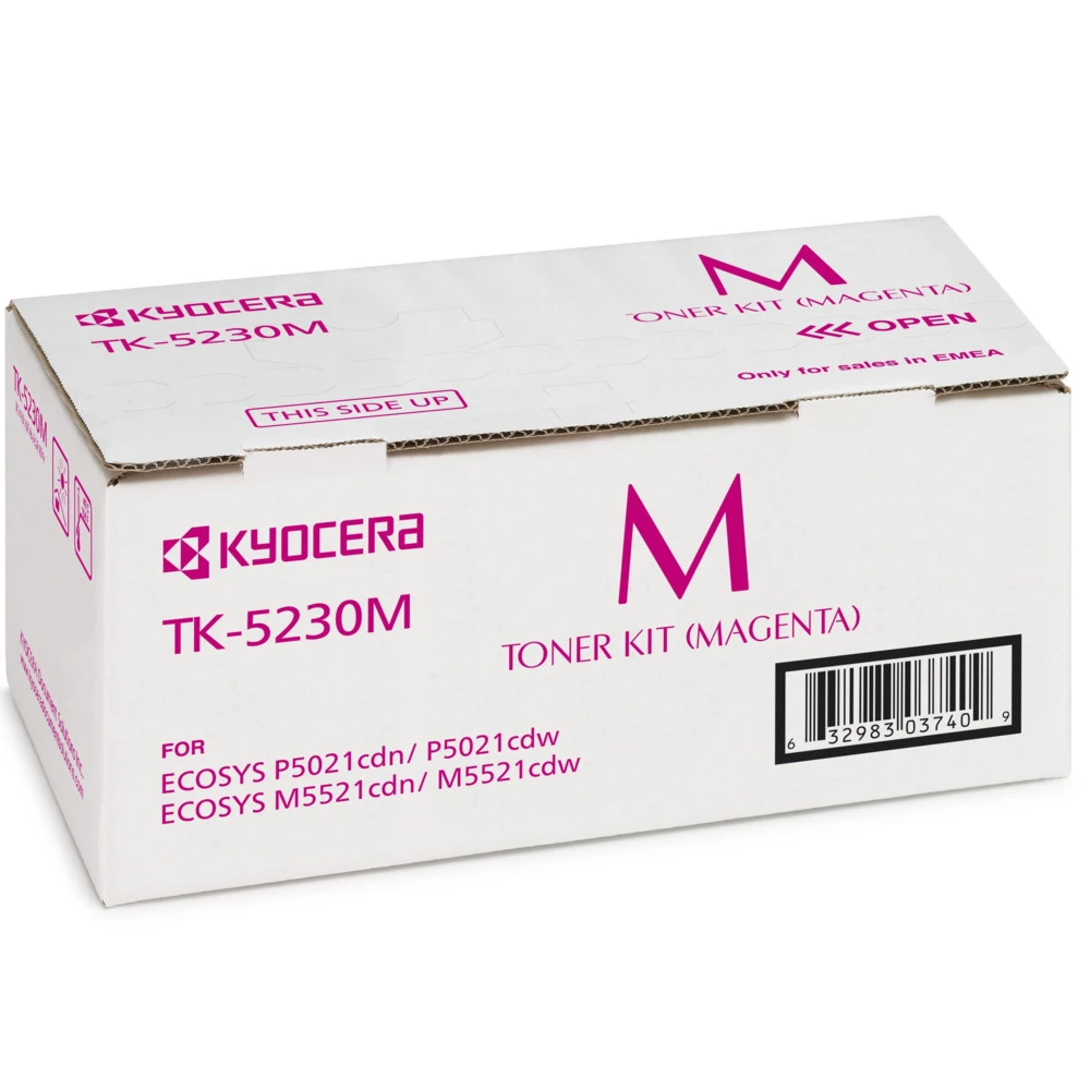 Тонер-картридж TK-5230M, 2200 стр., Magenta — 2