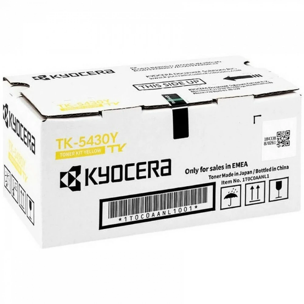 Тонер-картридж Kyocera TK-5430Y Yellow, 1250 стр.