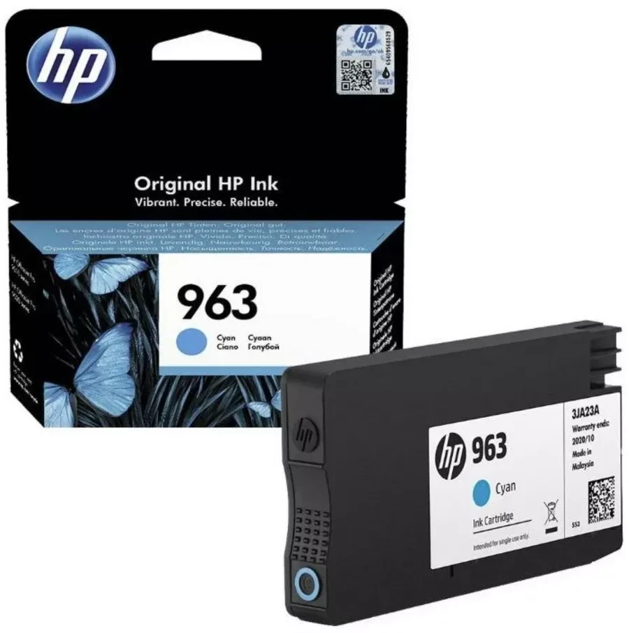 Картридж HP 963 голубой для OfficeJet Pro 9010/9020 series — 2