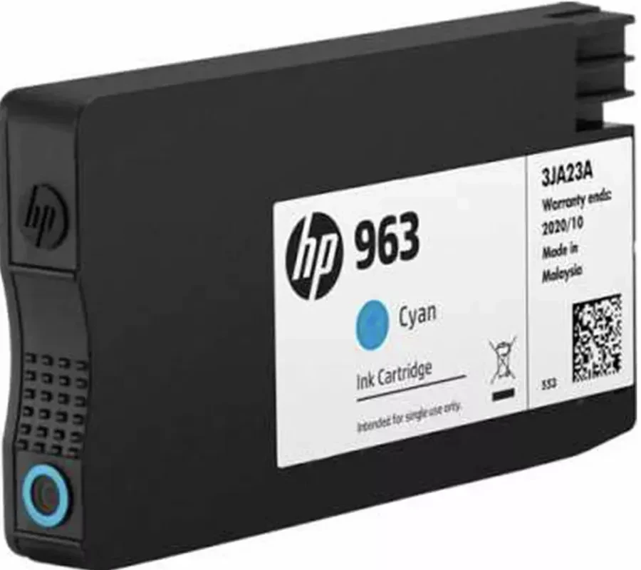 Картридж HP 963 голубой для OfficeJet Pro 9010/9020 series — 3