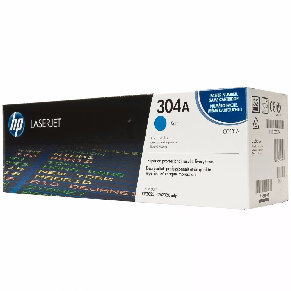 Картридж HP Color LaserJet CP2025, голубой