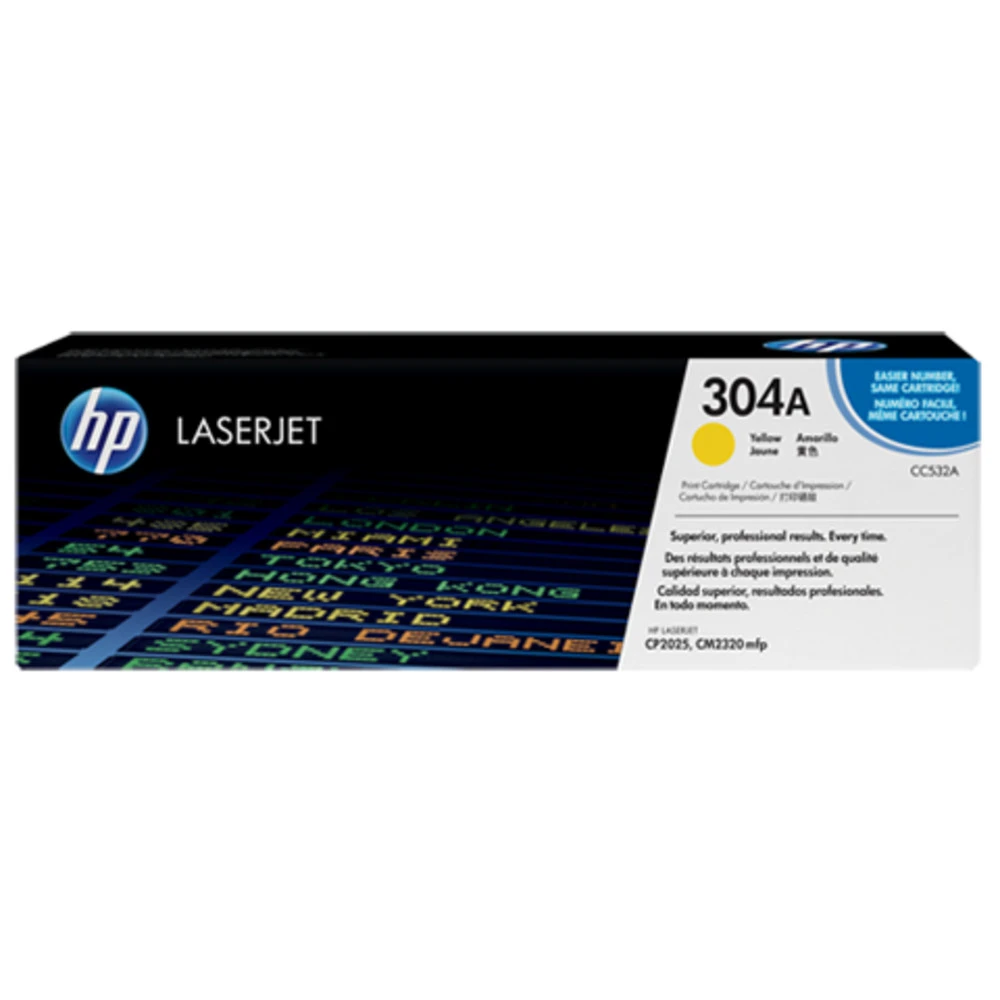 Картридж HP Color LaserJet CP2025, жёлтый — 2