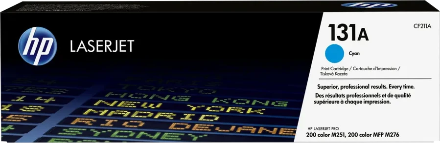 Картридж HP CF211A 131A, голубой, LaserJet Pro