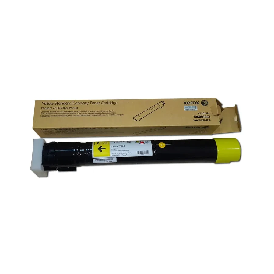 Тонер-картридж Xerox 106R01442, жёлтый, 9600 стр