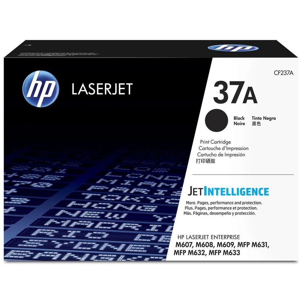 Картридж HP 37A, чёрный, LaserJet M607/M608/M609