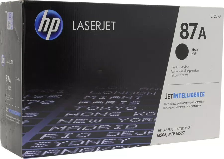 Тонер-картридж HP 87A Black LaserJet — 2