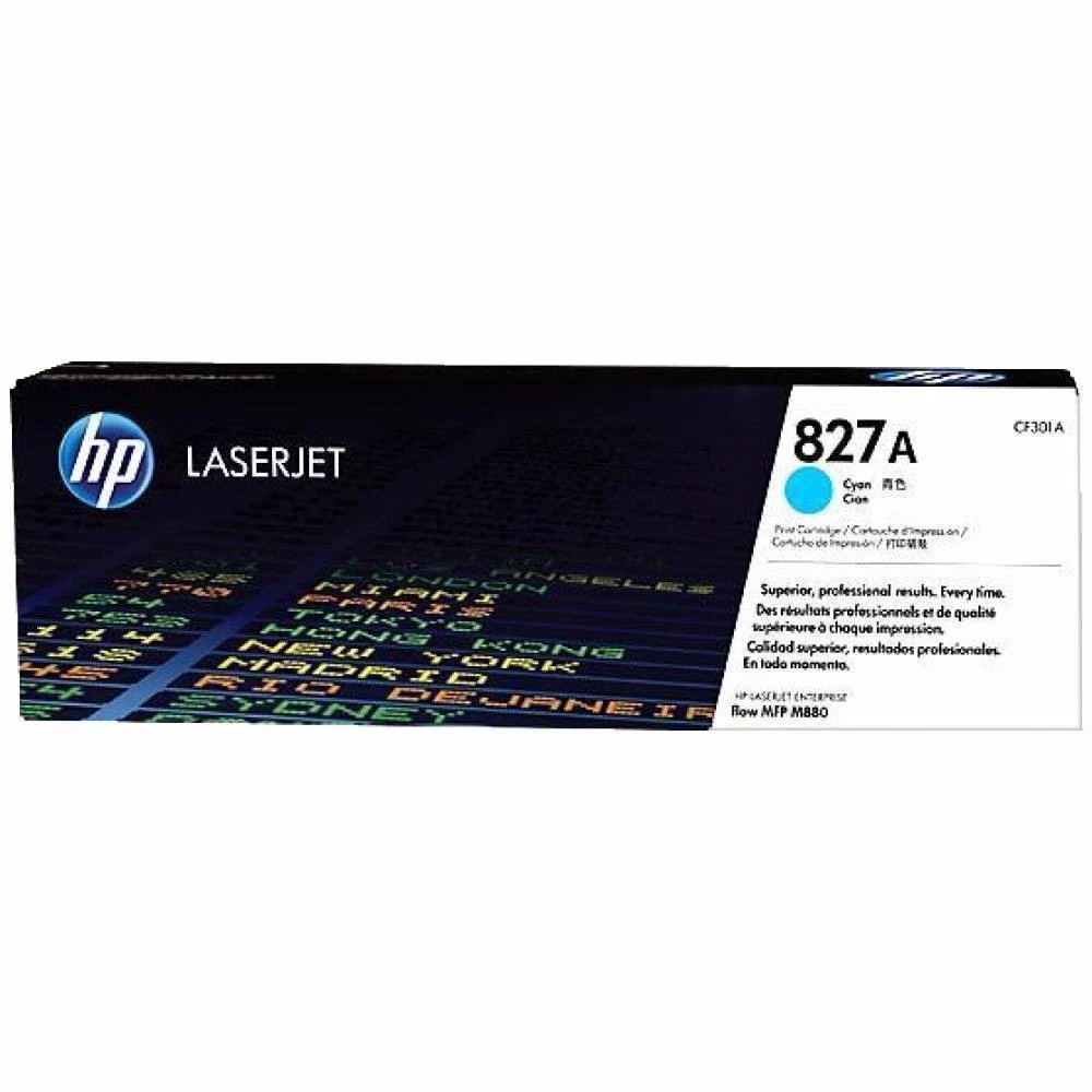 Тонер-картридж HP 827A Cyan Color LaserJet M880