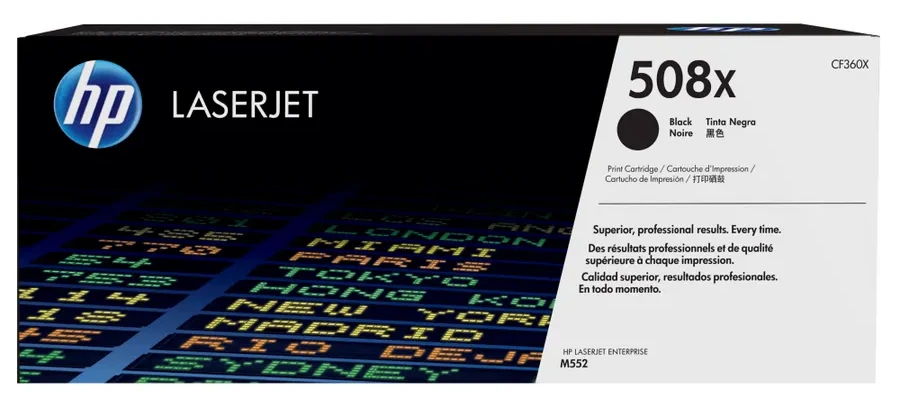 Картридж HP 508X Black для Color LaserJet M552/M553/M577