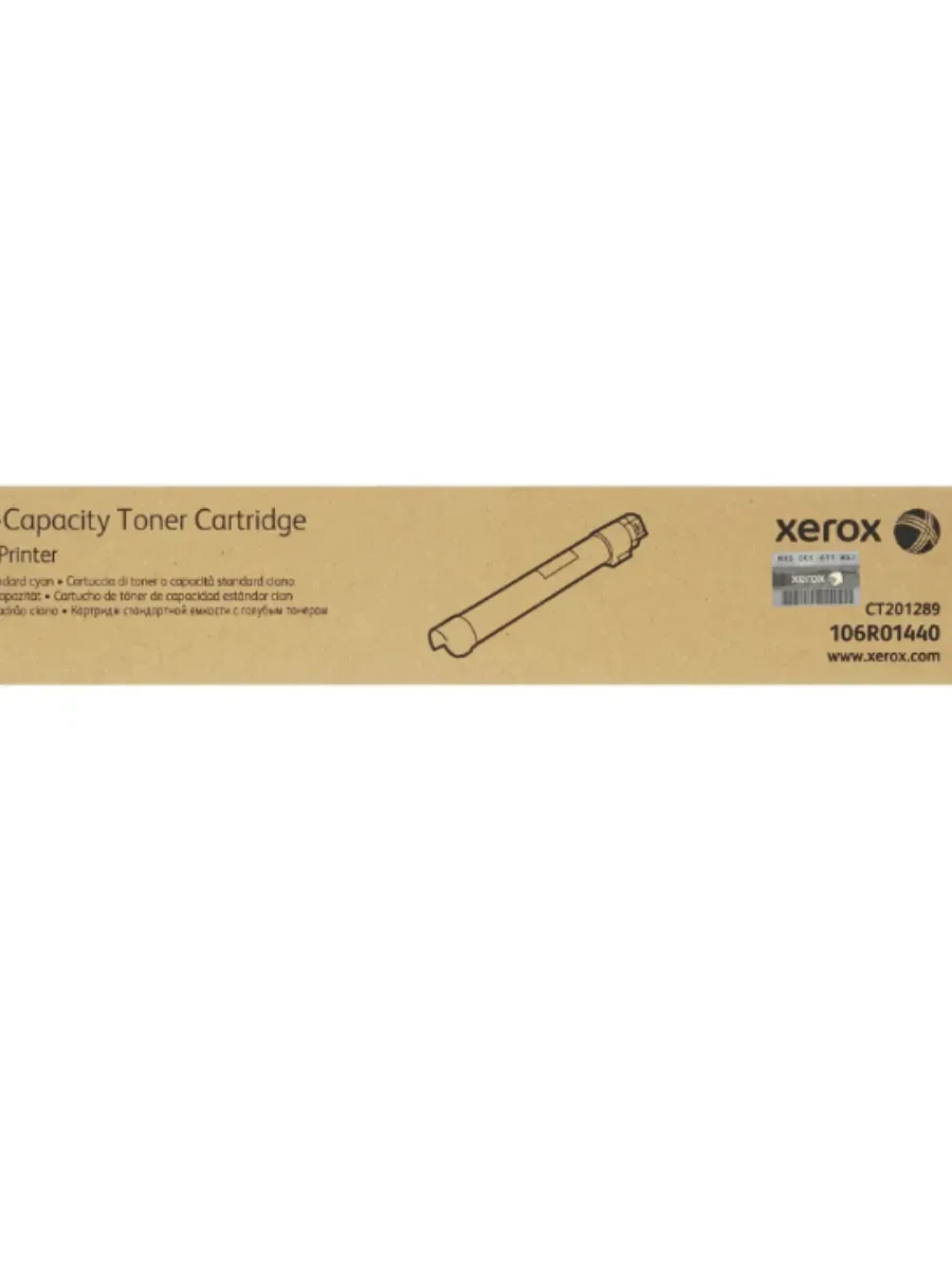 Тонер-картридж Xerox 106R01440, голубой, 9600 стр — 2