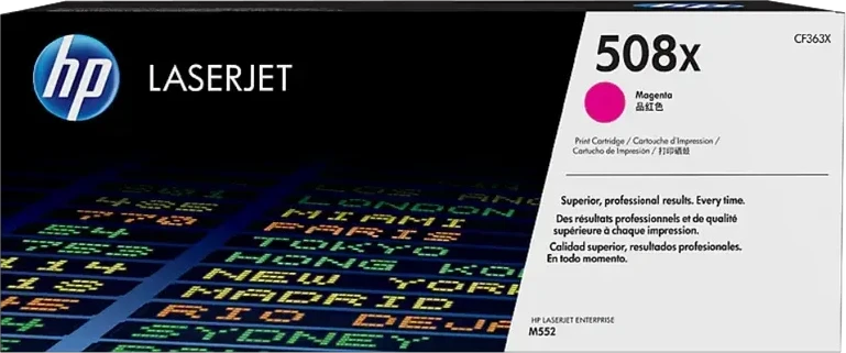 Картридж HP 508X Magenta для Color LaserJet M552/M553/M577