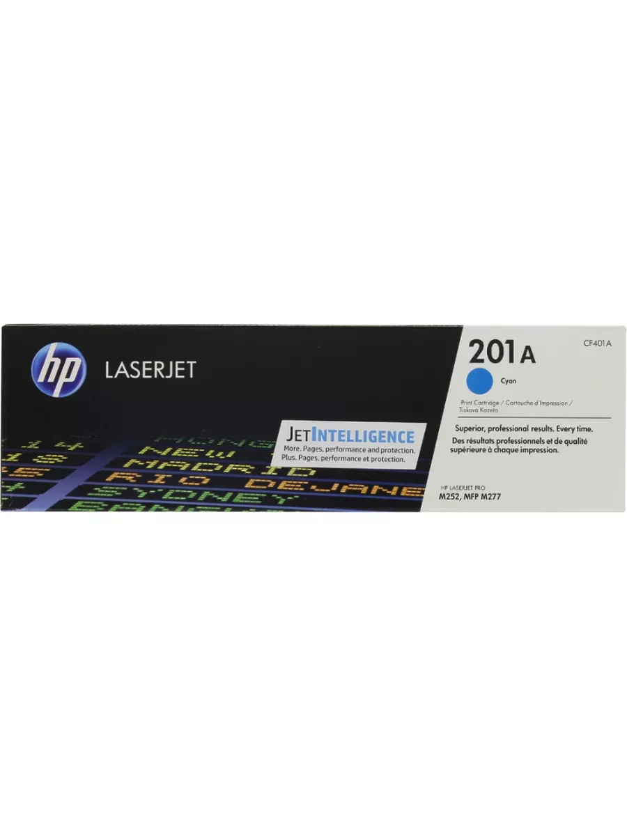 Картридж HP 201A Cyan для Color LaserJet Pro MFP M277/M274 — 2