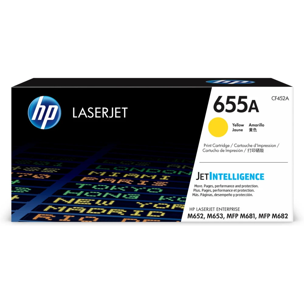 Картридж HP 655A Yellow для Color LaserJet M652/M653/M681/M682 — 2