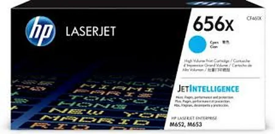 Картридж HP 656X Cyan для Color LaserJet M652/M653 — 2